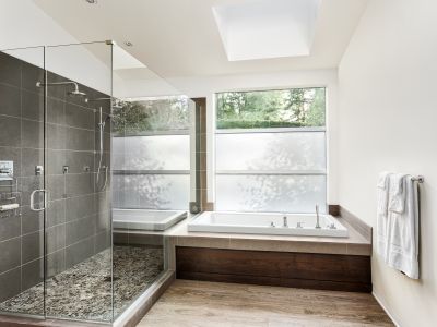 Spa Bathroom with Rainfall Shower